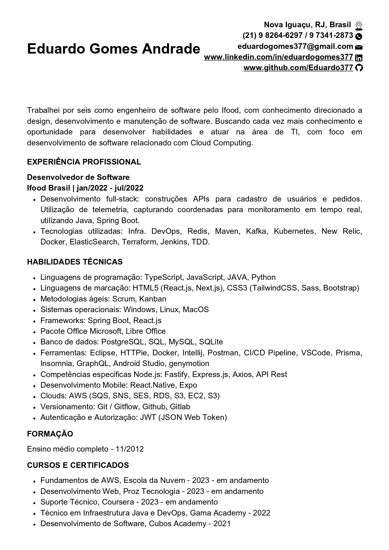 imagem de currículo de Eduardo Gomes Andrade